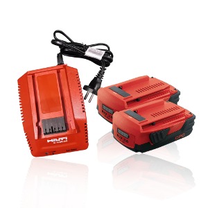 [부품]HILTI 힐티 배터리 충전기 스타트키트  (22V 2.6Ah 2개, C4/36-90 충전기 1개)  스타터키트