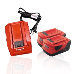 [부품]HILTI 힐티 배터리 충전기 스타트키트  (22V 8.0Ah 2개, C4/36-90 충전기 1개)  스타터키트