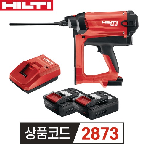 HILTI 힐티 단열재 가스타정기 GX-IE 2.6Ah 세트 [12V]  (배터리2 충전기포함)