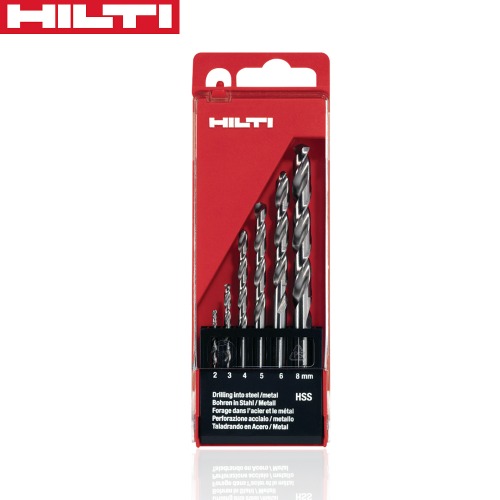 HILTI 힐티 HSS 고속강철 쇠기리셋트  6PCS