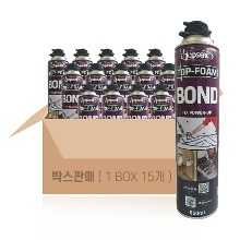 탑씰 탑폼 우레탄 폼본드 850ml  1박스(15개)