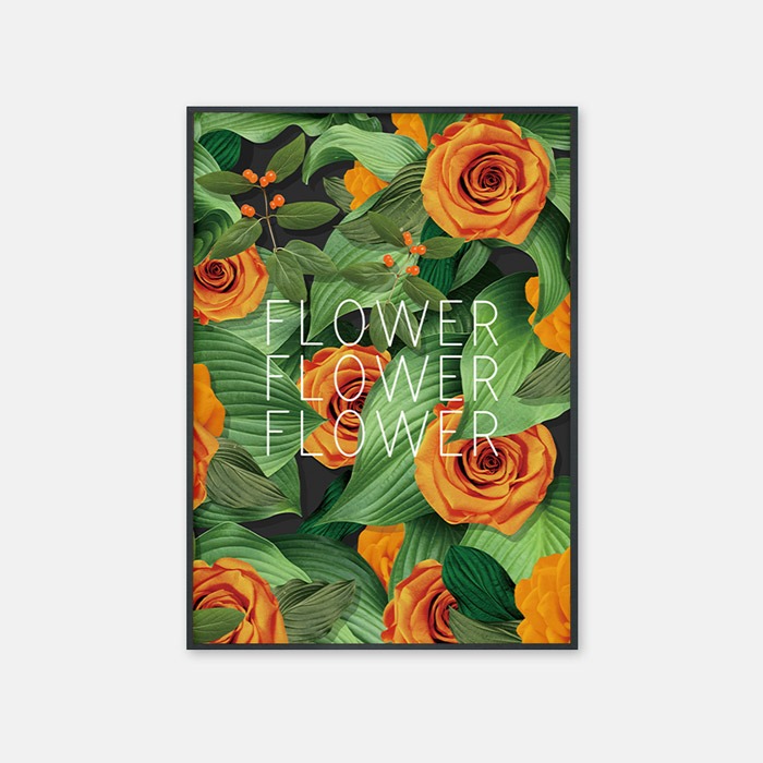 뚜누 키매 작가 꽃 FLOWER 그리고 꽃 포스터