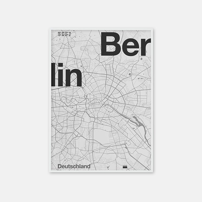 뚜누 플로렌 보다르트 작가 Berlin Map_club 4 포스터