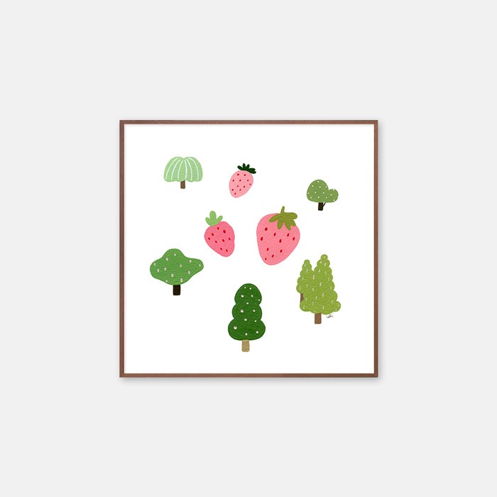 뚜누 이슬비 작가 딸기나무숲 포스터