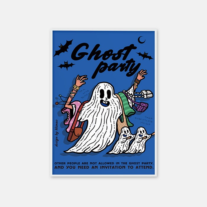 뚜누 키매 작가 Ghost party 포스터