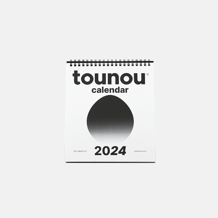 Tounou 2024년 탁상 아트 캘린더 달력