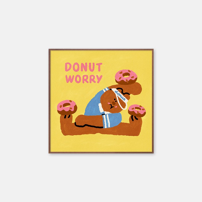 뚜누 Kim Jam(김잼) 작가 Donut worry 포스터