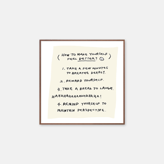 "어떻게 하면 기분이 좋아질까?" Wan 아티스트의 힐링 포스터가 전하는 따뜻한 위로