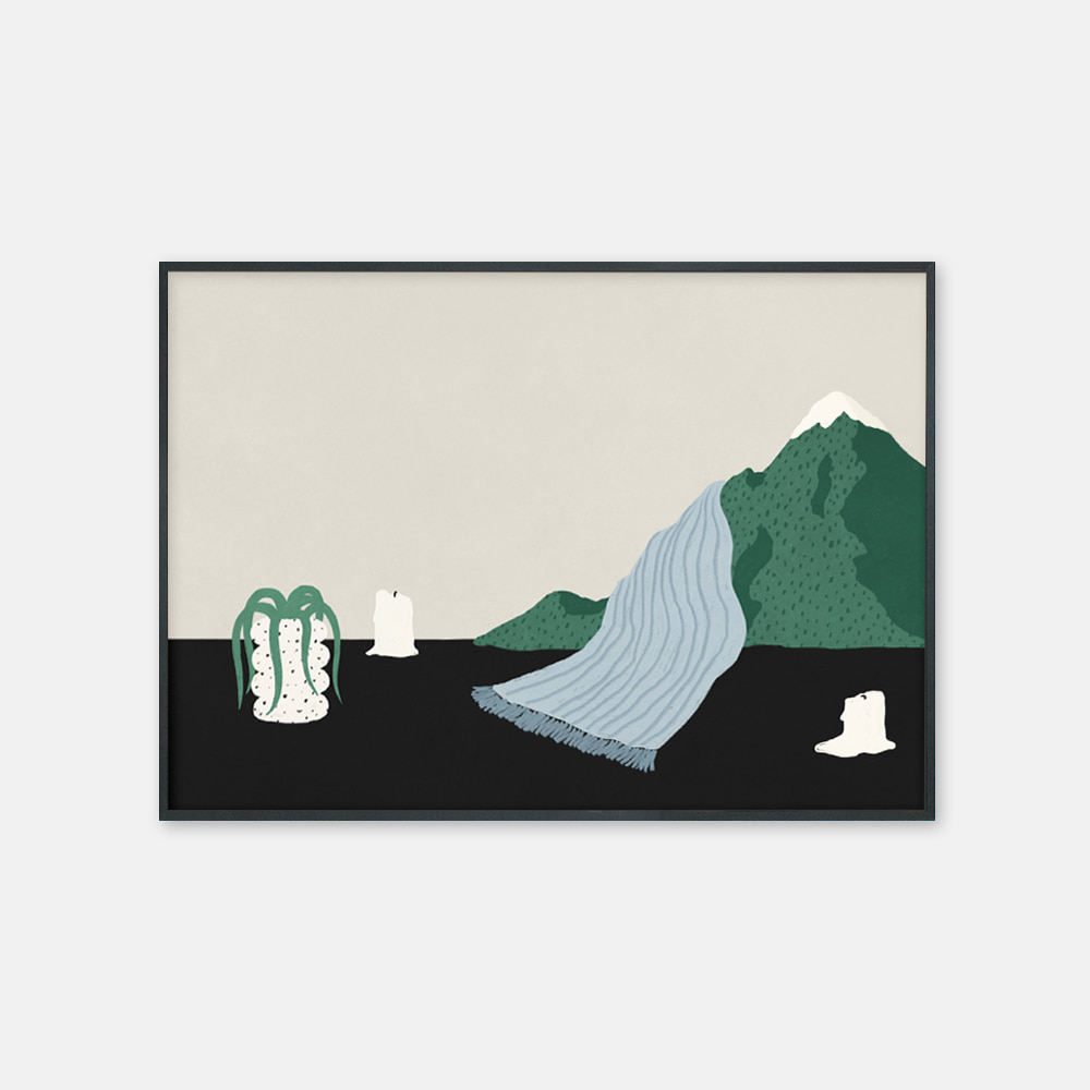 뚜누 재이 작가 Still life with mountain no.1 포스터