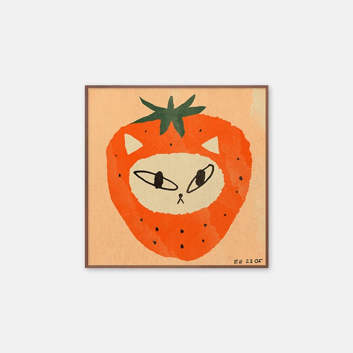 뚜누 에니코 작가 strawberry kitten 포스터