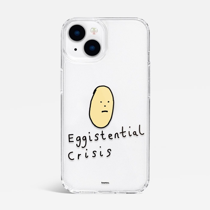 뚜누 베이글 테라피 작가 Eggistential crisis 젤리 하드 케이스