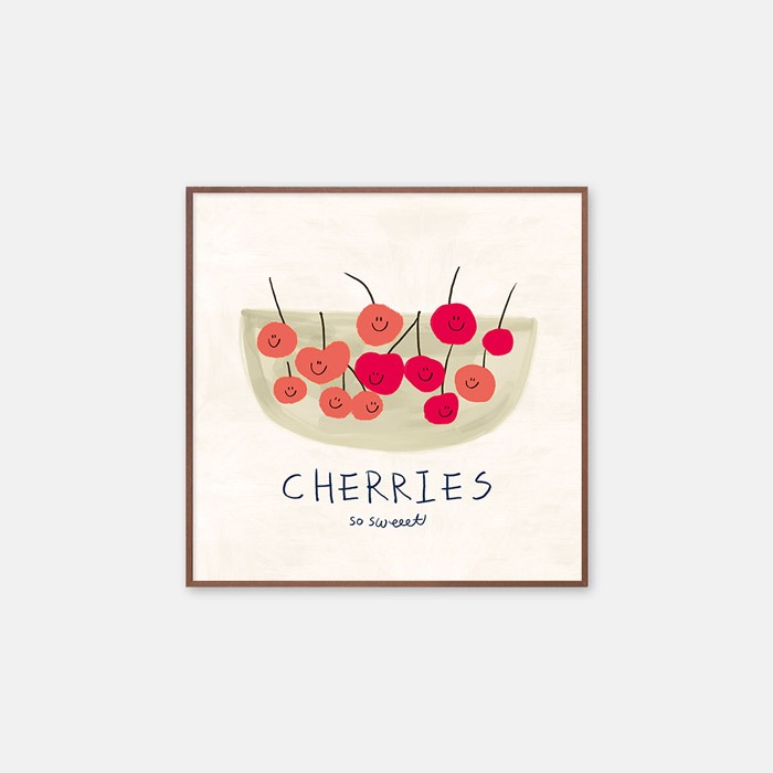 뚜누 차윤아트 작가 Cherries 포스터