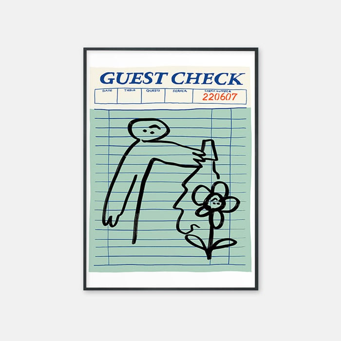 뚜누 Wan 작가 guestcheckdoodle (pooour) 포스터