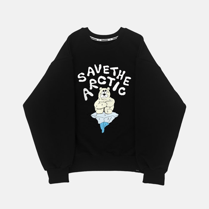 뚜누 polepipe 작가 savethearctic(ver.1) 스웨트셔츠