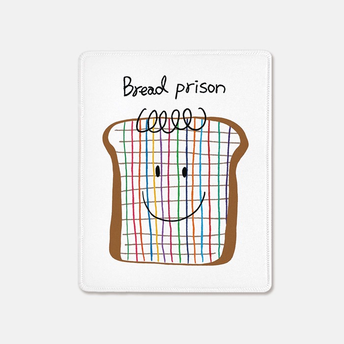 뚜누 차윤아트 작가 Bread prison 마우스패드