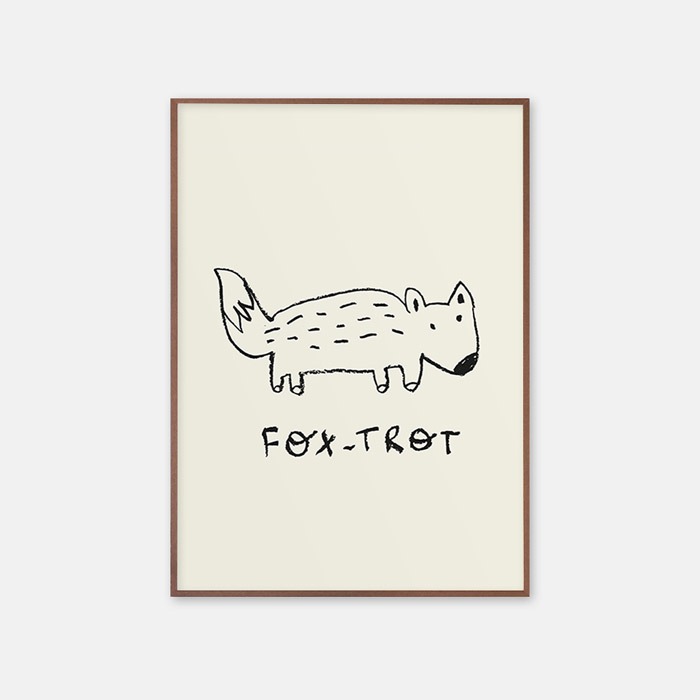 뚜누 로리 브로차드 작가 Fox trot 포스터