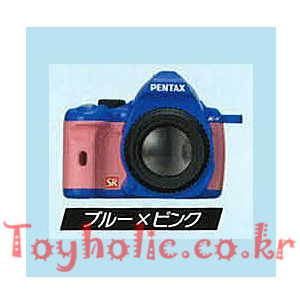 ＰＥＮＴＡＸ K-r 펜탁스 카메라 미니어쳐 마스코트 단품 [블루×핑크]