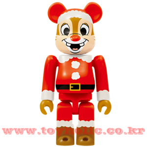 베어브릭 디즈니 Disney Christmas Party BE@RBRICK Happyくじ [4 데일 산타 Ver.]