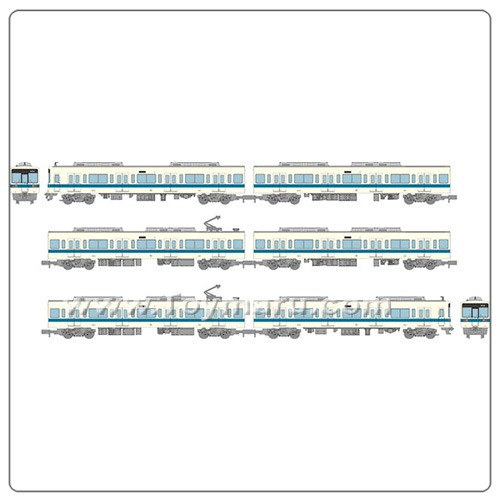 [ 철도 컬렉션 ] 1/150 오다큐 전철 8000형 갱신차 6량 세트 (2023년 7월 발매예정)