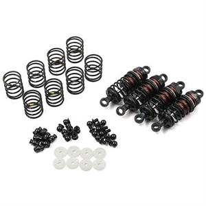 BBG-0055BK  [4개입] Aluminum Big Bore Go 55mm Damper Set for 1/10 RC Touring Car (Black)