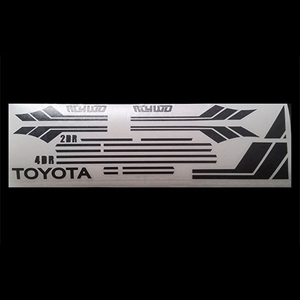 Z-B0143  RC4WD Clean Stripes for Mojave II 2/4 Door Decal Sheet (Black)