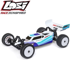 LOS01024T2 1/16 Mini-B 2WD Buggy Brushless RTR, Blue 조종기,배터리,USB 충전기 포함