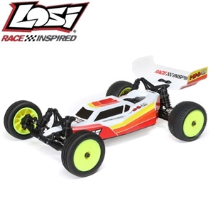 LOS01024T1 [브러시리스 버전]1/16 Mini-B 2WD Buggy Brushless RTR, Red 조종기,배터리,USB 충전기 포함