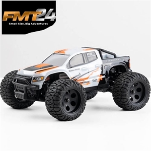 FMS12421BDRTRWH FMS 1/24 FMT24 Chevrolet Colorado Monster Truck RTR