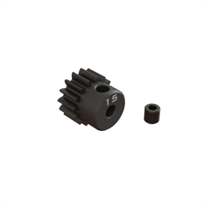 ARA311077  15T 0.8Mod 1/8&amp;quot; Bore CNC Steel Pinion Gear