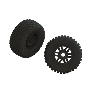 ARA550110 dBoots FORTRESS LP Tire Set Glued Black (2)