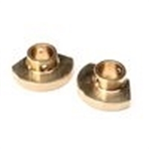 AXI332009 Brass Rear Axle Tube Cap, L/R: SCX10 PRO