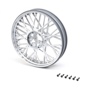 LOS46002 Front Wheel Set, Satin Chrome: Promoto-MX