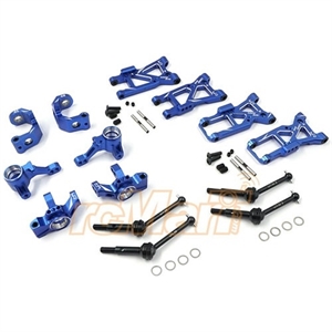 TEC4-S01DB  Aluminum Essential Conversion Kit Blue (for Traxxas 4-TEC 2.0/3.0)