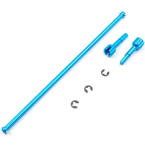 TA01-134BU (섀시 가공 필요) Aluminum Modified Main Drive Shaft 166mm for Tamiya TA01, Top Force (타미야 탑포스)