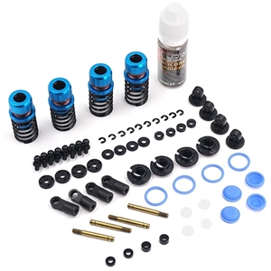 TATT-022BU Drift Spec Shock-Gear 50mm Damper Set for 1/10 RC Car (Blue)