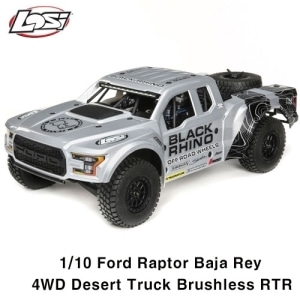 LOS03020V2T2 1/10 Black Rhino Ford Raptor Baja Rey 4WD Brushless RTR with SMART