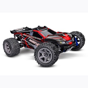 CB67164-4 Red Rustler 4X4 Brushless: 1/10 scale stadium truck