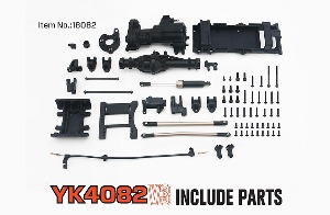 18082 Yikong YK4082 V3 컨버젼 new option parts. Scale 1:8 Crawler gear box set