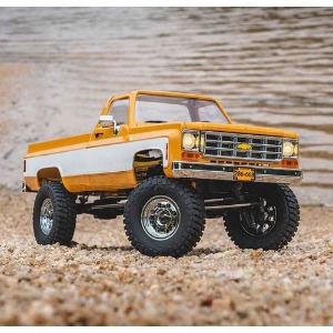 FMS 1:18 FCX18 Chevrolet K10 RTR 노랑색 (2단 변속기,조종기 포함)