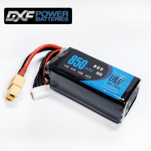 [행사]DXF 배터리 소프트 리튬14.8v 850mah 100c(4S) DXF 한국총판 RC9 정품dxf01 (XT60)