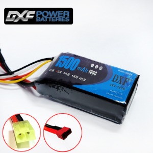 [행사]DXF 배터리 소프트 리튬11.1v 1500mah 100c(3S) DXF 한국총판 RC9 정품dxf01 (에어소프트 타입)