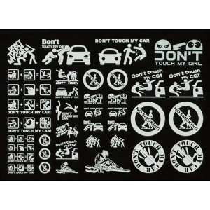 D0038 바디 데칼 Decal Sheet (재단완료) 180x130mm