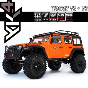 (특별한정판)1:8 YK4082 V3+V2 pro락 트라이얼RTR 루비콘(오렌지)yk4series bes7