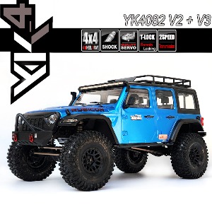 (특별한정판)1:8 YK4082 V3+V2 pro락 트라이얼RTR 루비콘(블루)yk4series bes7