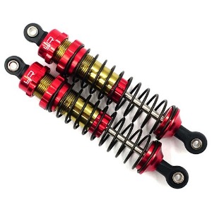 [#TRSL-016RD] [2개입｜쇽오일 미포함] 90mm Aluminum TR-XB Big Bore Shocks (Red) for Rally, Slash, Stampede, Bandit Front (for 트랙사스 랠리, 슬래쉬, 스템피드, 밴디트 프론트)