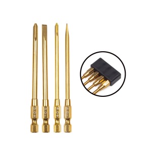 948676 4.0(+) 4.0(-) 5.0(+) 5.0(-) 십자 마이너스 전동공구용 전동팁 1/4 Screw Driver Bit Set 100mm