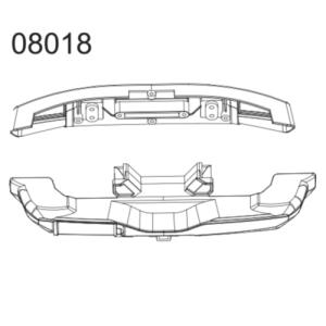 HB08018 Front and rear bumper