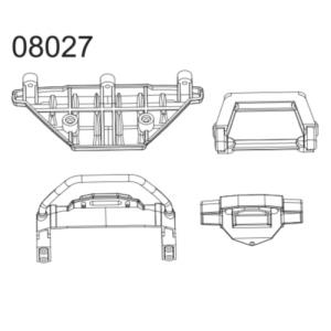 HB08027 front bumper