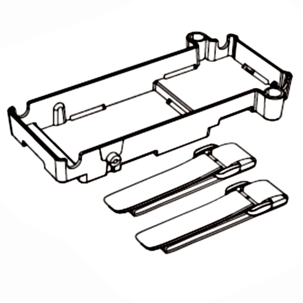 (P8HV06) Rear Battery Tray (W/Strap)