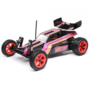 LOS01020T3 1/16 Mini JRX2 Brushed 2WD Buggy RTR, Black